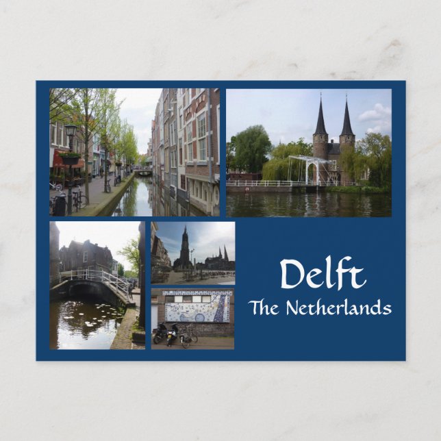 Delft Collage Postcard (Front)