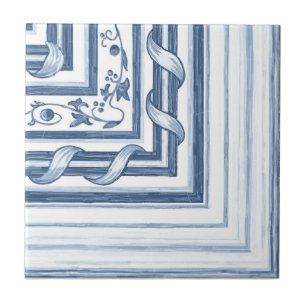 Delft Cord Corner Ceramic Tile