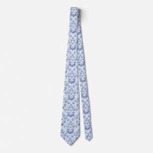 Delft Leaves Tie