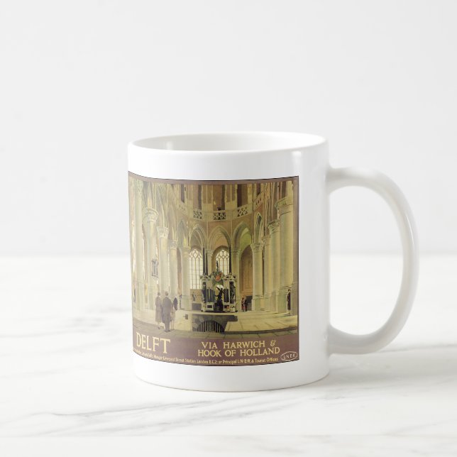 Delft LNER Poster Coffee Mug (Right)