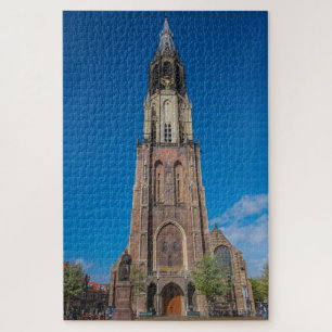 Delft new church, netherlands jigsaw puzzle