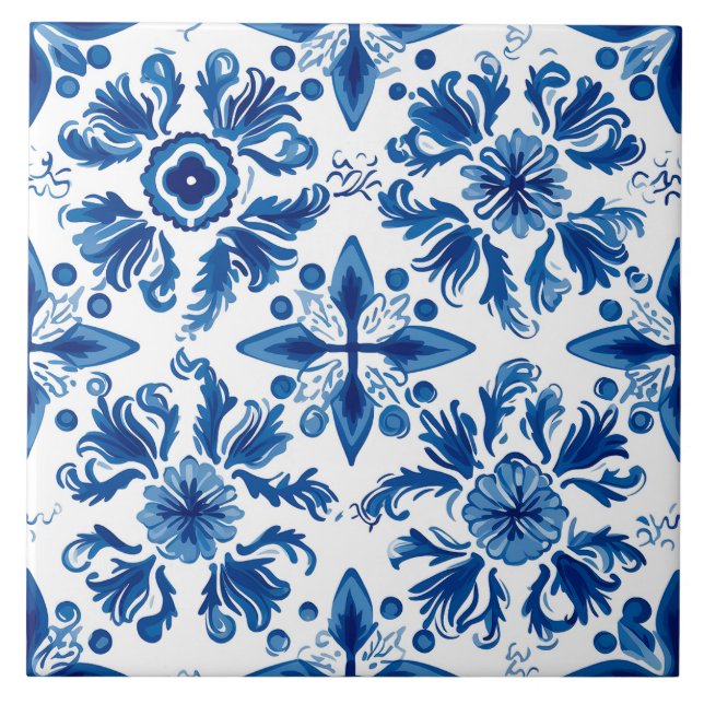 Delft Pattern Tiles (Front)