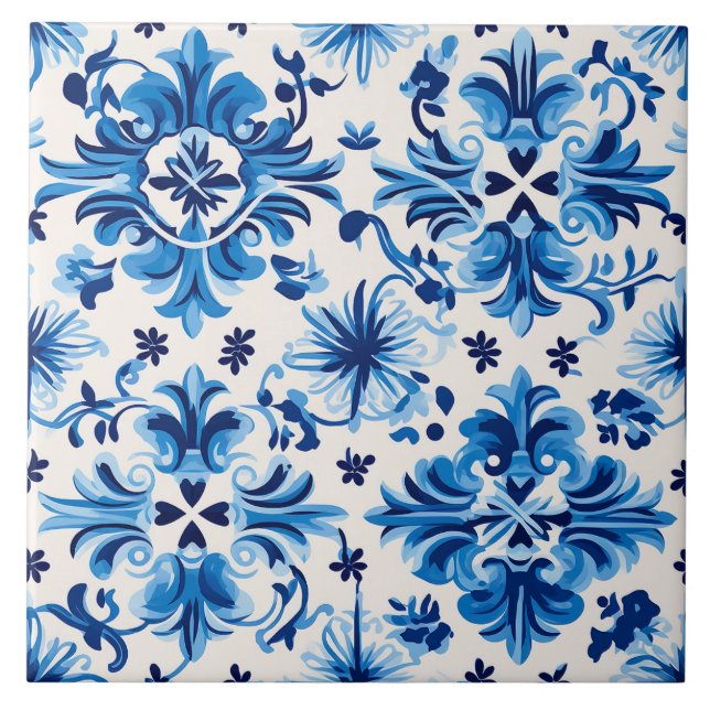 Delft Pattern Tiles (Front)