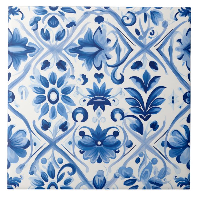 Delft Pattern Tiles (Front)