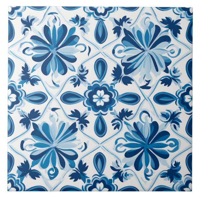 Delft Pattern Tiles (Front)
