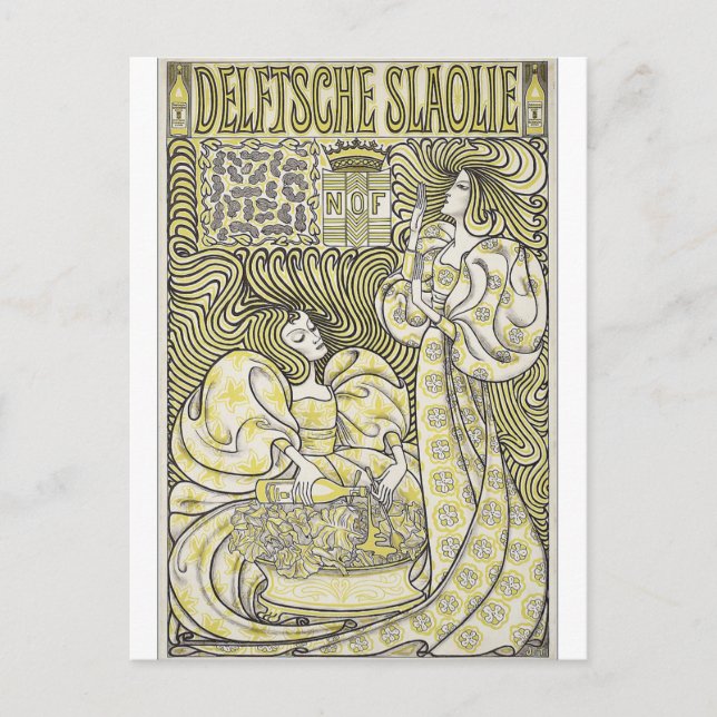 Delft Salad Oil by Jan Toorop Postcard (Front)