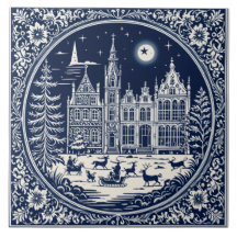 Delft style winter/Christmas 3
