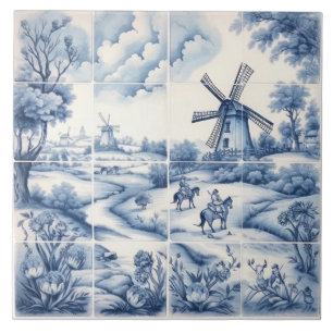 Delft Tile Blue And White Tile