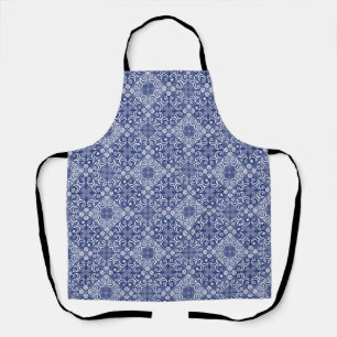 Delft tile ethnic national Dutch pattern Apron