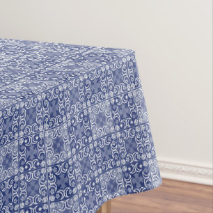 Delft tile ethnic national Dutch pattern Tablecloth