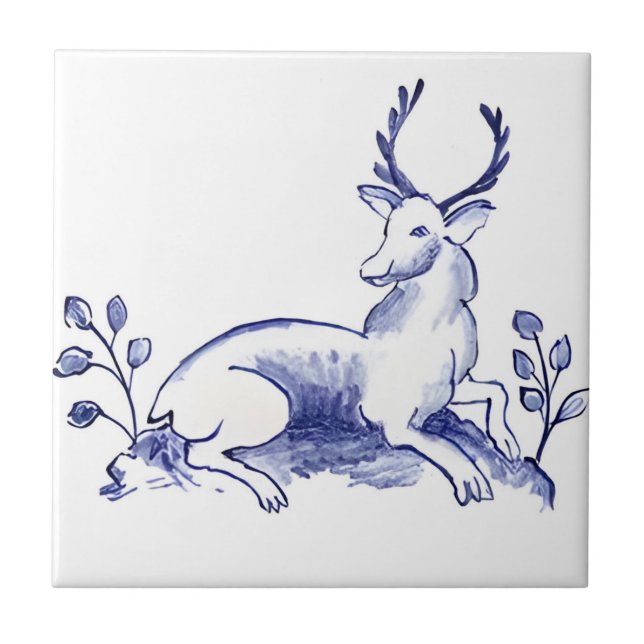 delft tiles reproductions giraffe (Front)