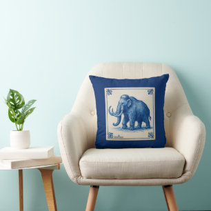 Delft Woolly Mammoth Cushion