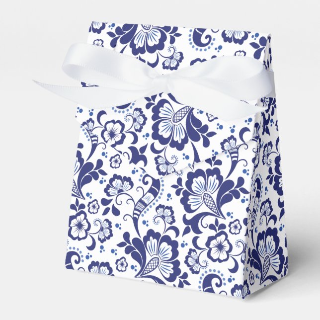 Delfts Blauw | Delft Blue Dutch Wedding Guests Favour Box (Front Side)