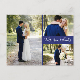 Delfts Blauw   Delft Blue Thank You Photos Collage Postcard