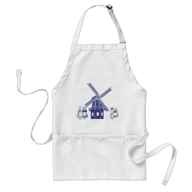 Delfts Blauw Pattern Tiles Standard Apron (Front)