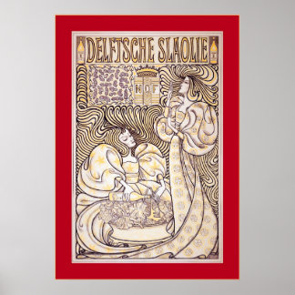 Delftsche Slaolie ~ Vintage Dutch Advertising Poster