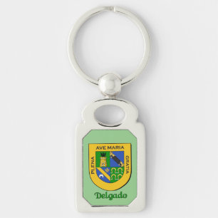 Delgado Historical Shield Key Ring