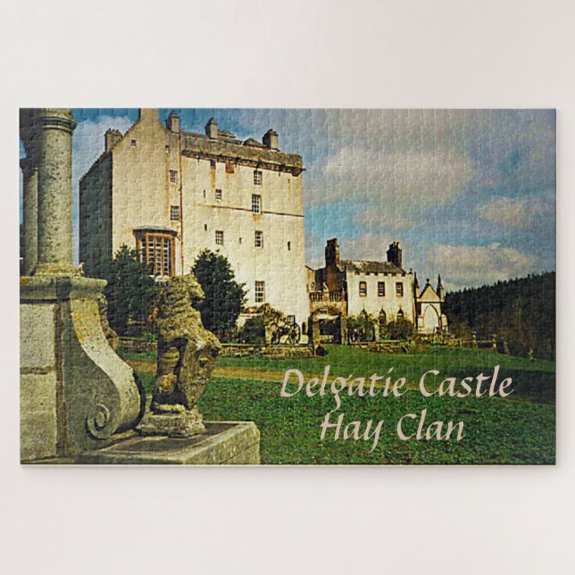 Delgatie Castle – Hay Clan Jigsaw Puzzle (Horizontal)