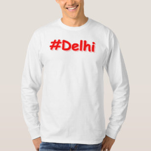 "#Delhi" Cute Design. Buy Now T-Shirt