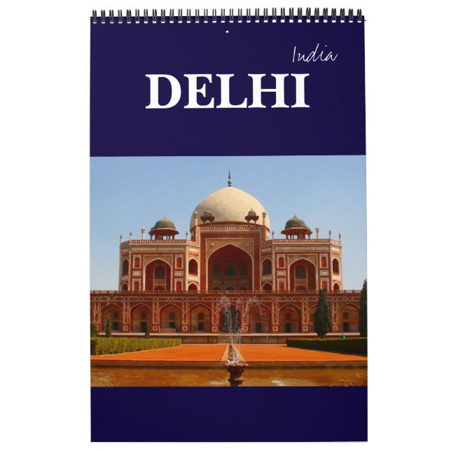 delhi india calendar (Cover)