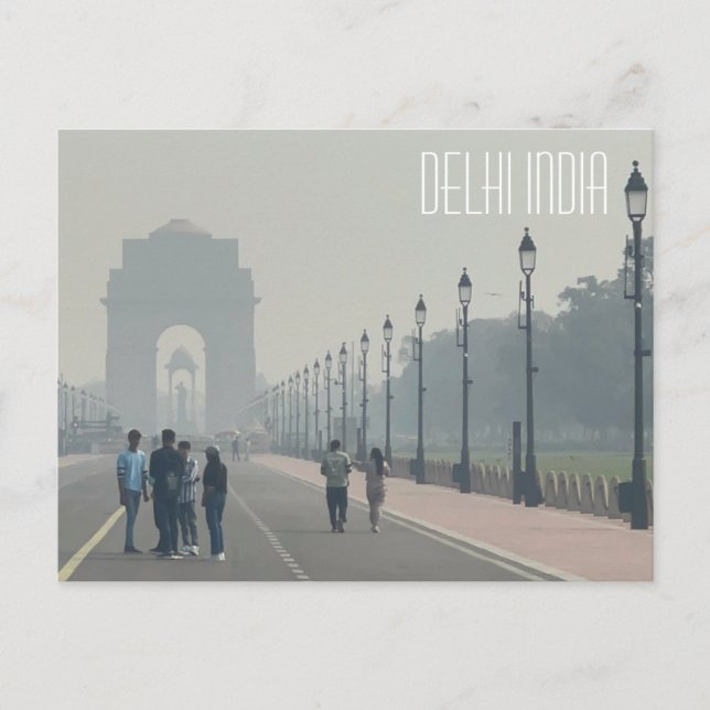 Delhi India, Postcard  (Front)