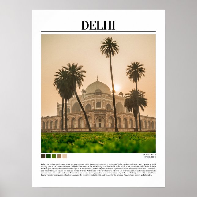 Delhi - India Poster (Front)