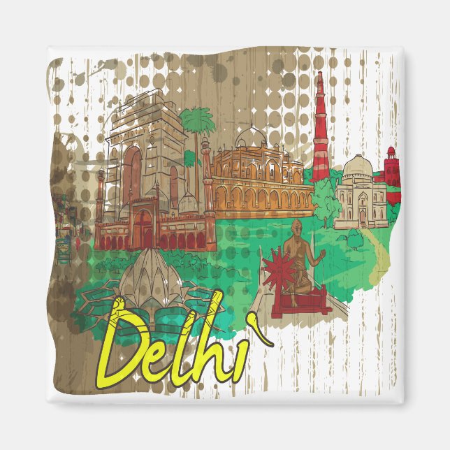Delhi Magnet (Front)