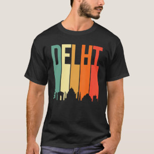 Delhi skyline Indian city Hindi Desi Design T-Shirt