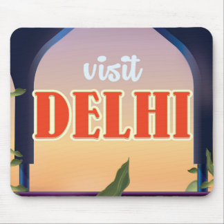 Delhi Vintage Travel Print. Mouse Mat