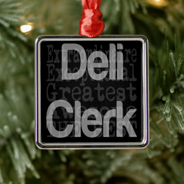 Deli Clerk Extraordinaire Metal Tree Decoration (Tree)