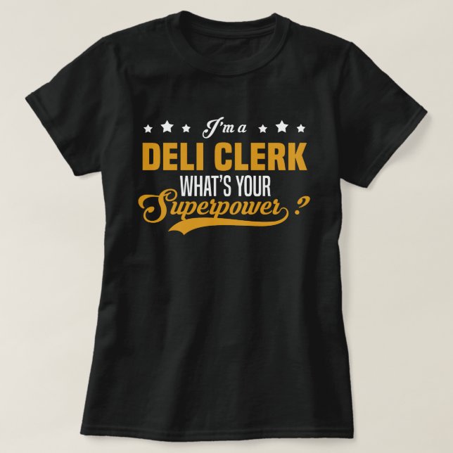 Deli Clerk T-Shirt (Design Front)