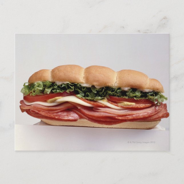 Deli sandwich postcard (Front)
