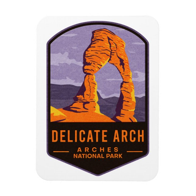 Delicate Arch Arches National Park Magnet (Vertical)