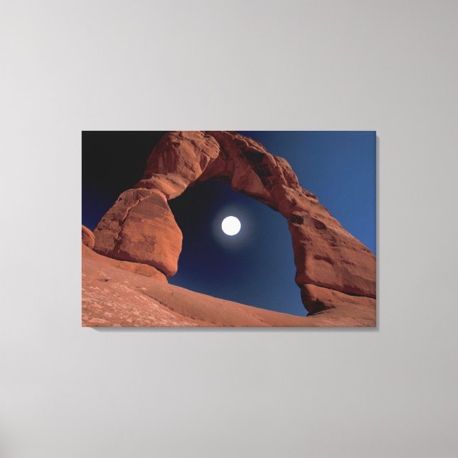 Delicate Arch | Arches National Park Utah Canvas Print (Front)