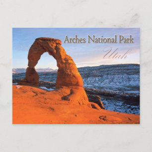 Delicate Arch, Arches National Park, Utah Postcard