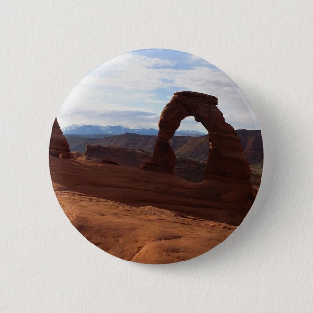 Delicate Arch I at Arches National Park 6 Cm Round Badge (Front)