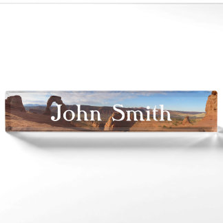 Delicate Arch I at Arches National Park Nameplate