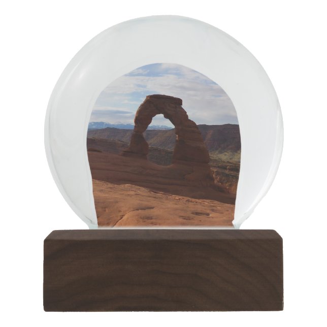 Delicate Arch I at Arches National Park Snow Globe (Front)