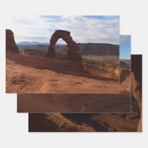 Delicate Arch I at Arches National Park Wrapping Paper Sheet
