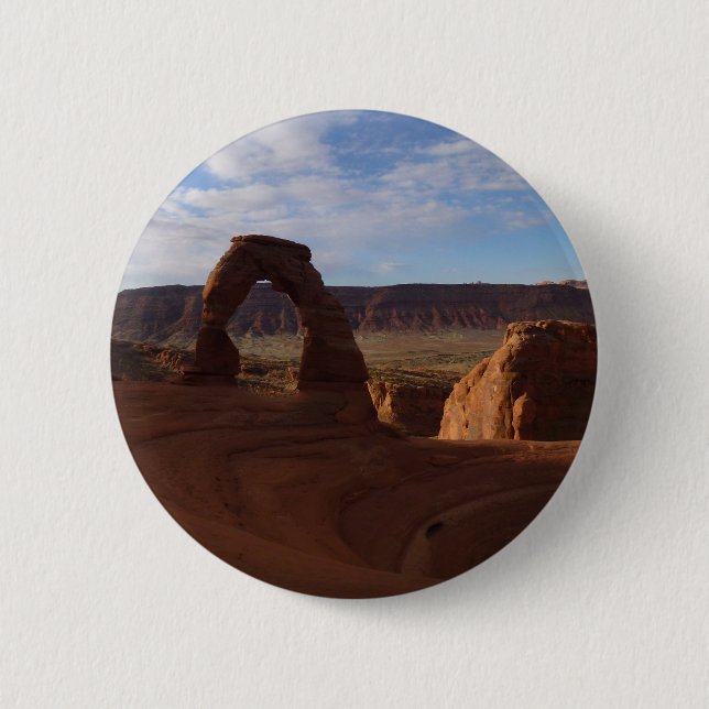 Delicate Arch II at Arches National Park 6 Cm Round Badge (Front)