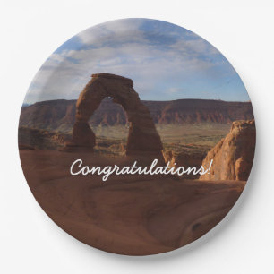 Delicate Arch II at Arches National Park Paper Plate
