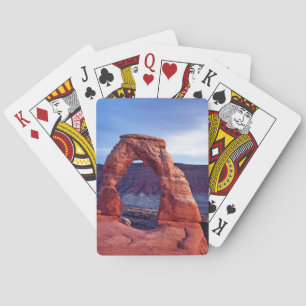 Delicate Arch in Arches National Park - Utah, USA Playing Cards