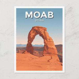 Delicate Arch Moab Utah Postcard
