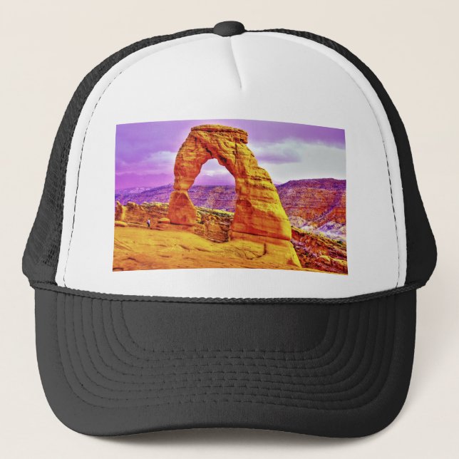 Delicate Arch Trucker Hat (Front)