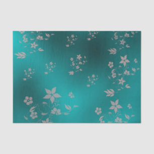 Delicate Asian flowers Tissue Paper