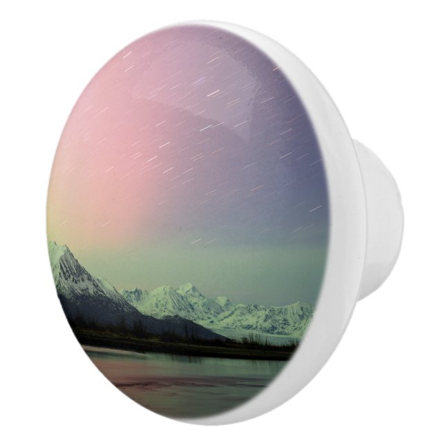 Delicate Aurora Ceramic Knob (Right)