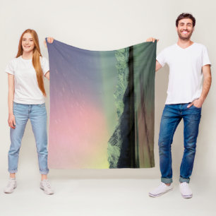 Delicate Aurora Fleece Blanket
