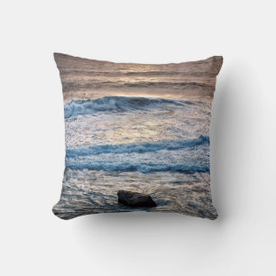 Delicate Beach Sunset Cushion