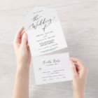 Delicate Black Calligraphy Wedding