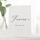 Delicate Black Calligraphy Wedding Favours